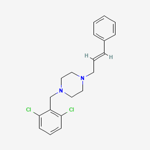 1-(2,6-dichlorobenzyl)-4-(3-phenyl-2-propen-1-yl)piperazine