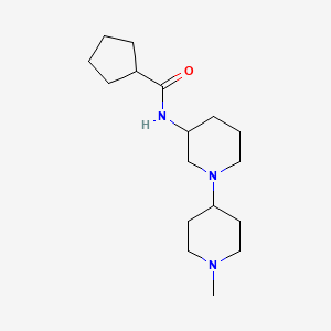 N-(1'-methyl-1,4'-bipiperidin-3-yl)cyclopentanecarboxamide