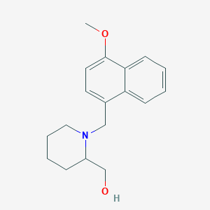 {1-[(4-methoxy-1-naphthyl)methyl]-2-piperidinyl}methanol