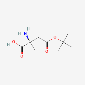 B613156 (S)-2-Amino-4-(tert-butoxy)-2-methyl-4-oxobutanoic acid CAS No. 1217977-71-3