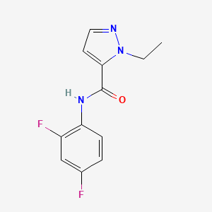 N-(2,4-difluorophenyl)-1-ethyl-1H-pyrazole-5-carboxamide