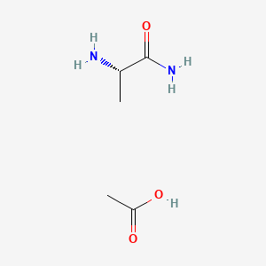 molecular formula C5H12N2O3 B613164 L-丙氨酸酰胺乙酸盐 CAS No. 119864-22-1