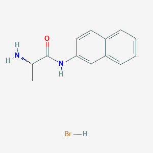 molecular formula C13H14N2O · HBr B613165 L-丙氨酸 β-萘酰胺氢溴酸盐 CAS No. 3513-56-2