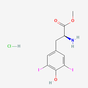 molecular formula C10H12ClI2NO3 B613170 3,5-二碘酪氨酸甲酯盐酸盐，L- CAS No. 151266-48-7