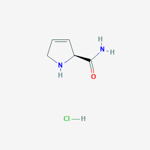 B613172 3,4-Dehydro-L-proline amide hydrochloride CAS No. 64869-59-6