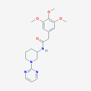 N-[1-(2-pyrimidinyl)-3-piperidinyl]-2-(3,4,5-trimethoxyphenyl)acetamide
