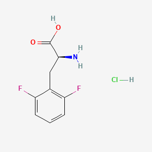 molecular formula C9H10ClF2NO2 B613174 (s)-2-氨基-3-(2,6-二氟苯基)丙酸盐酸盐 CAS No. 1217607-63-0