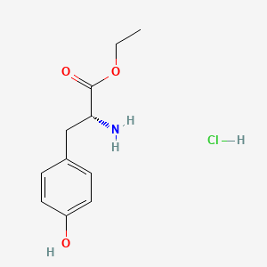 molecular formula C11H16ClNO3 B613185 (R)-2-氨基-3-(4-羟基苯基)丙酸乙酯盐酸盐 CAS No. 23234-43-7