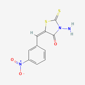 3-amino-5-(3-nitrobenzylidene)-2-thioxo-1,3-thiazolidin-4-one