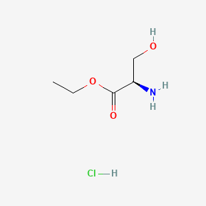 molecular formula C5H12ClNO3 B613186 (R)-2-氨基-3-羟基丙酸乙酯盐酸盐 CAS No. 104055-46-1