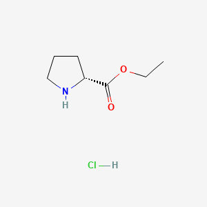 molecular formula C7H14ClNO2 B613188 (R)-2-吡咯烷酮羧酸乙酯盐酸盐 CAS No. 131477-20-8