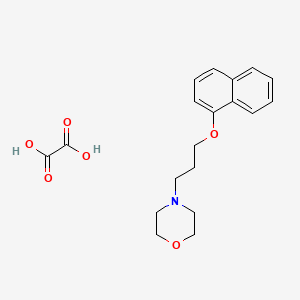 4-[3-(1-naphthyloxy)propyl]morpholine oxalate