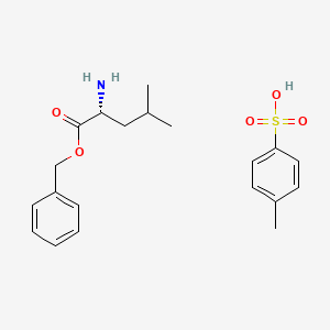 molecular formula C20H27NO5S B613197 (R)-Benzyl 2-amino-4-methylpentanoate 4-methylbenzenesulfonate CAS No. 17664-93-6