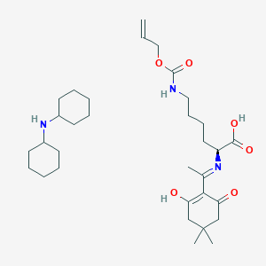 molecular formula C20H30N2O6*C12H23N B613203 Dde-L-lys(aloc)-OH dcha CAS No. 264230-73-1