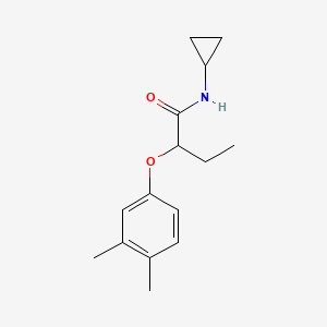 N-cyclopropyl-2-(3,4-dimethylphenoxy)butanamide