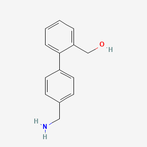 molecular formula C14H15NO B6132062 [4'-(aminomethyl)biphenyl-2-yl]methanol 