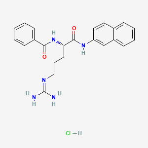 molecular formula C23H26ClN5O2 B613234 苯甲酰-L-精氨酸 β-萘酰胺盐酸盐 CAS No. 198555-19-0
