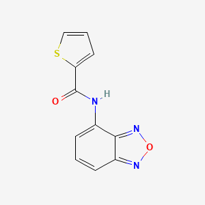 molecular formula C11H7N3O2S B6132463 N-2,1,3-benzoxadiazol-4-ylthiophene-2-carboxamide 