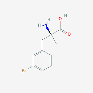 molecular formula C10H12BrNO2 B613284 (S)-α-甲基-3-溴苯丙氨酸 CAS No. 1212117-73-1