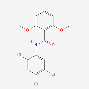 molecular formula C15H12Cl3NO3 B6132961 2,6-dimethoxy-N-(2,4,5-trichlorophenyl)benzamide 