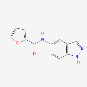 molecular formula C12H9N3O2 B6133300 N-1H-indazol-5-yl-2-furamide 