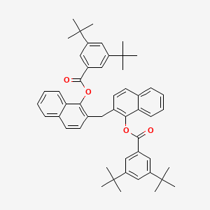molecular formula C51H56O4 B6133507 methylenedi-2,1-naphthalenediyl bis(3,5-di-tert-butylbenzoate) 