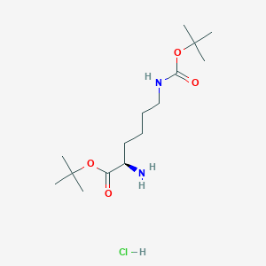molecular formula C15H31ClN2O4 B613357 H-D-Lys(boc)-otbu hcl CAS No. 201007-86-5