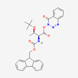 molecular formula C30H30N4O6 B613367 (2S,3R)-4-氧代苯并[d][1,2,3]三嗪-3(4H)-基 2-((((9H-芴-9-基)甲氧基)羰基)氨基)-3-(叔丁氧)丁酸酯 CAS No. 119767-84-9