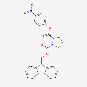 molecular formula C26H22N2O6 B613371 Fmoc-pro-onp CAS No. 71989-32-7