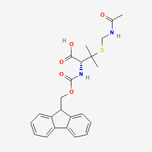 molecular formula C23H26N2O5S B613373 Fmoc-Pen(Acm)-OH CAS No. 201531-76-2