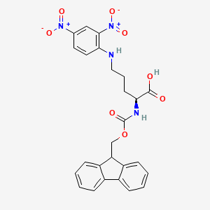 molecular formula C26H24N4O8 B613377 Fmoc-Orn(Dnp)-OH CAS No. 252049-04-0