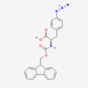 molecular formula C24H20N4O4 B613398 Fmoc-4-叠氮基-L-苯丙氨酸 CAS No. 163217-43-4