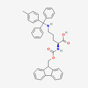 molecular formula C40H38N2O4 B613401 (S)-2-((((9H-芴-9-基)甲氧基)羰基)氨基)-5-((二苯基(对甲苯基)甲基)氨基)戊酸 CAS No. 343770-23-0