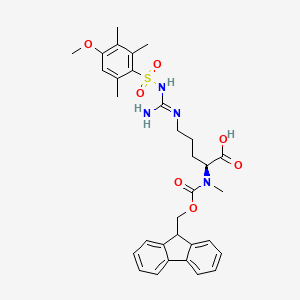 molecular formula C32H38N4O7S B613408 Fmoc-n-me-arg(mtr)-oh CAS No. 214750-72-8