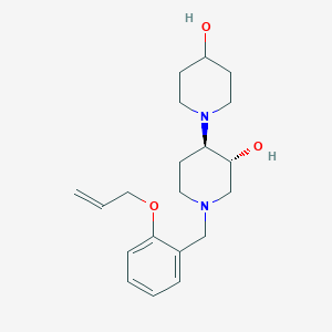 (3'R*,4'R*)-1'-[2-(allyloxy)benzyl]-1,4'-bipiperidine-3',4-diol