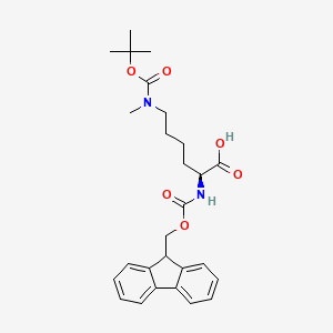 molecular formula C27H34N2O6 B613417 Fmoc-lys(ME,boc)-OH CAS No. 951695-85-5