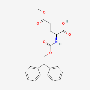 molecular formula C21H21NO6 B613424 Fmoc-Glu(OMe)-OH CAS No. 145038-50-2