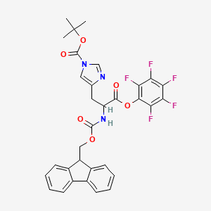 molecular formula C32H26F5N3O6 B613458 Fmoc-His(Boc)-OPfp CAS No. 109053-20-5