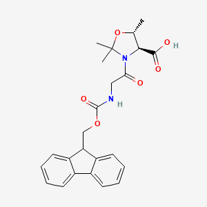 molecular formula C24H26N2O6 B613460 Fmoc-Gly-Thr[Psi(Me,Me)Pro]-OH CAS No. 1262308-49-5