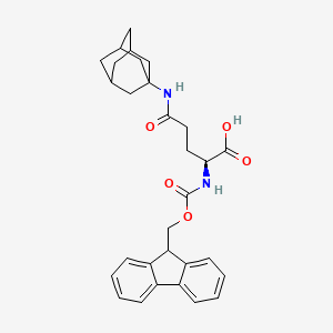 molecular formula C30H34N2O5 B613469 Fmoc-Gln(1-adamantyl)-OH CAS No. 159926-84-8