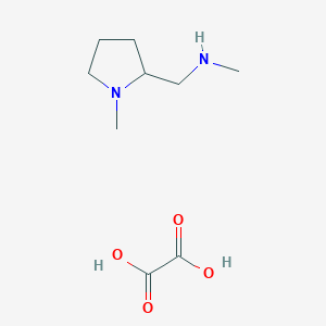 molecular formula C9H18N2O4 B6134728 N-methyl-1-(1-methyl-2-pyrrolidinyl)methanamine oxalate 