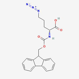 molecular formula C20H20N4O4 B613483 Nalpha-Fmoc-Ndelta-Azido-D-Ornithine CAS No. 1176270-25-9