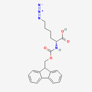 molecular formula C21H22N4O4 B613491 Nα-Fmoc-Nε-叠氮基-D-赖氨酸 CAS No. 1198791-53-5