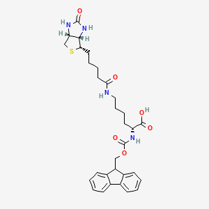 molecular formula C31H38N4O6S B613496 Fmoc-D-赖(生物素)-OH CAS No. 110990-09-5