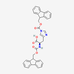 molecular formula C36H29N3O6 B613502 Fmoc-D-His(Fmoc)-OH CAS No. 200926-18-7