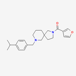 molecular formula C23H30N2O2 B6135092 2-(3-furoyl)-7-(4-isopropylbenzyl)-2,7-diazaspiro[4.5]decane 