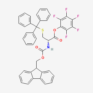 molecular formula C43H30F5NO4S B613518 Fmoc-d-cys(trt)-opfp CAS No. 200395-72-8