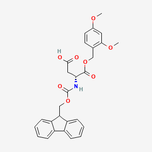 molecular formula C28H27NO8 B613526 Fmoc-D-天冬-ODmb CAS No. 200335-63-3