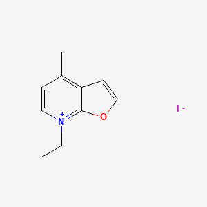 molecular formula C10H12INO B6135393 7-ethyl-4-methylfuro[2,3-b]pyridin-7-ium iodide 