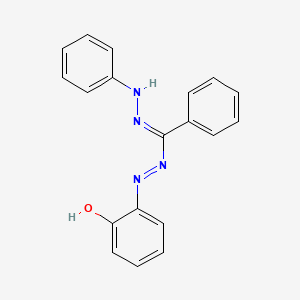 molecular formula C19H16N4O B6135397 2-[(diphenylcarbonohydrazonoyl)diazenyl]phenol 